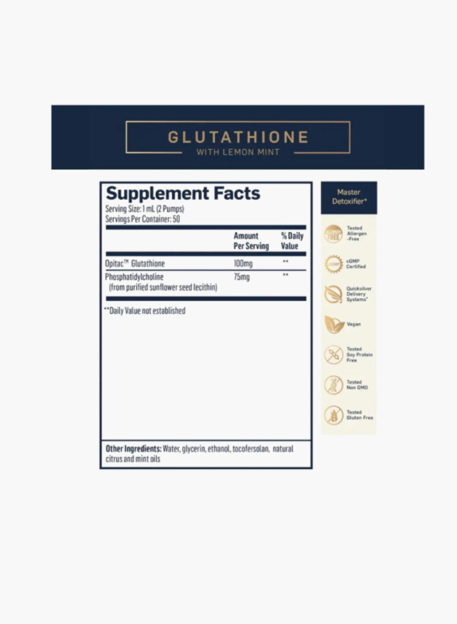 Liposomal Glutathione - Quicksilver Scientific