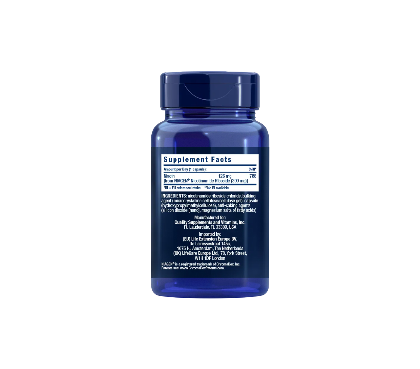 NAD+ Cell Formula 300mg, EU -LIFE EXTENSION