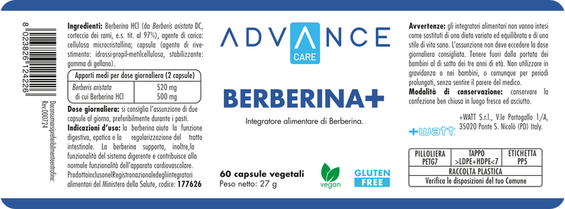 +WATT ADVANCE - BERBERINA+